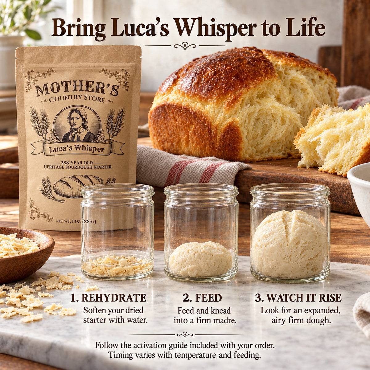 Luca's Whisper — Italian Lievito Madre Starter