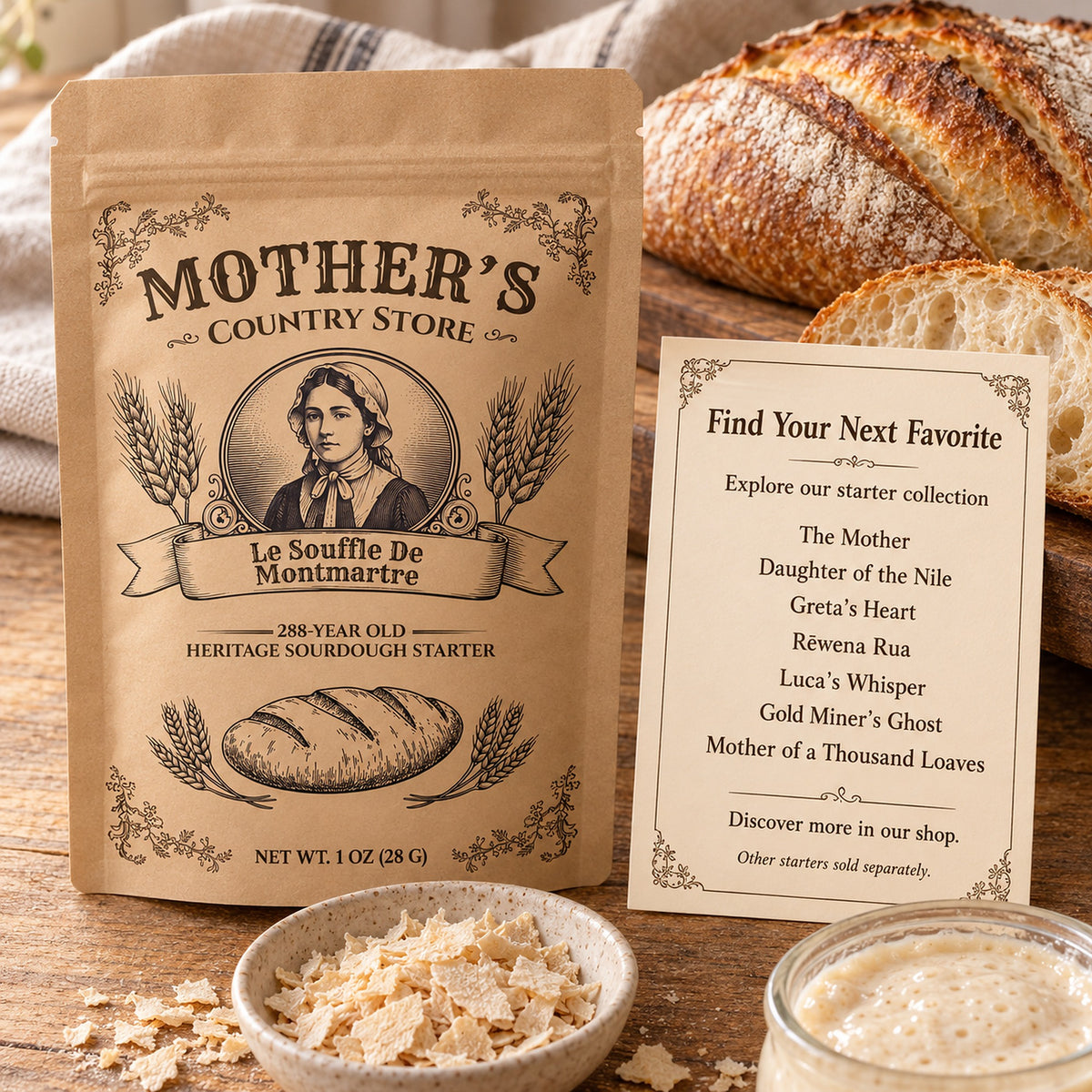 Le Souffle de Montmartre — French Levain Starter