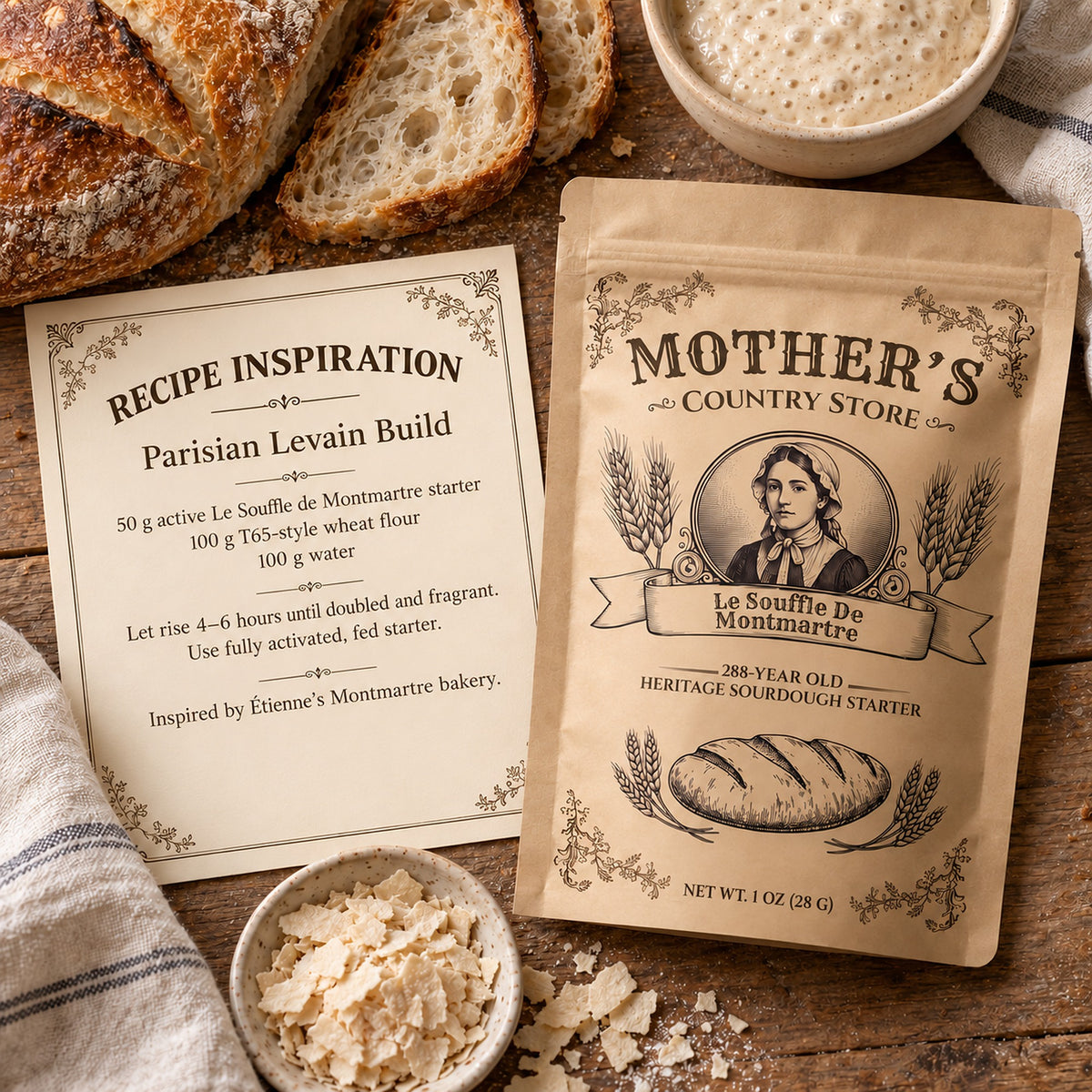 Le Souffle de Montmartre — French Levain Starter