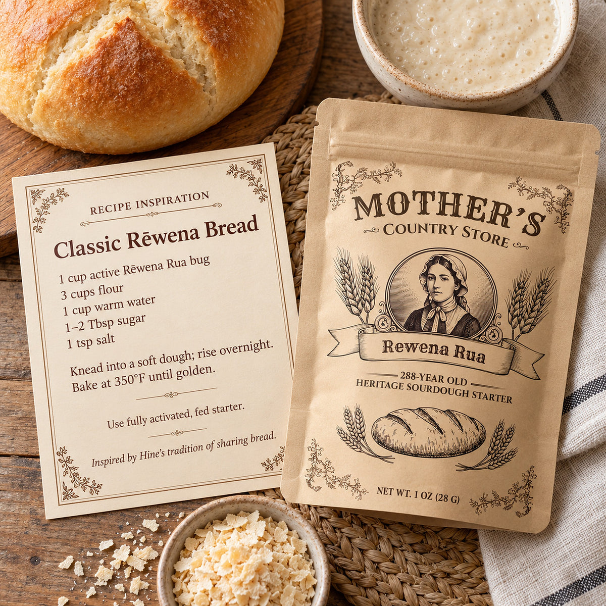 Rewena Rua — Maori Potato Sourdough Starter
