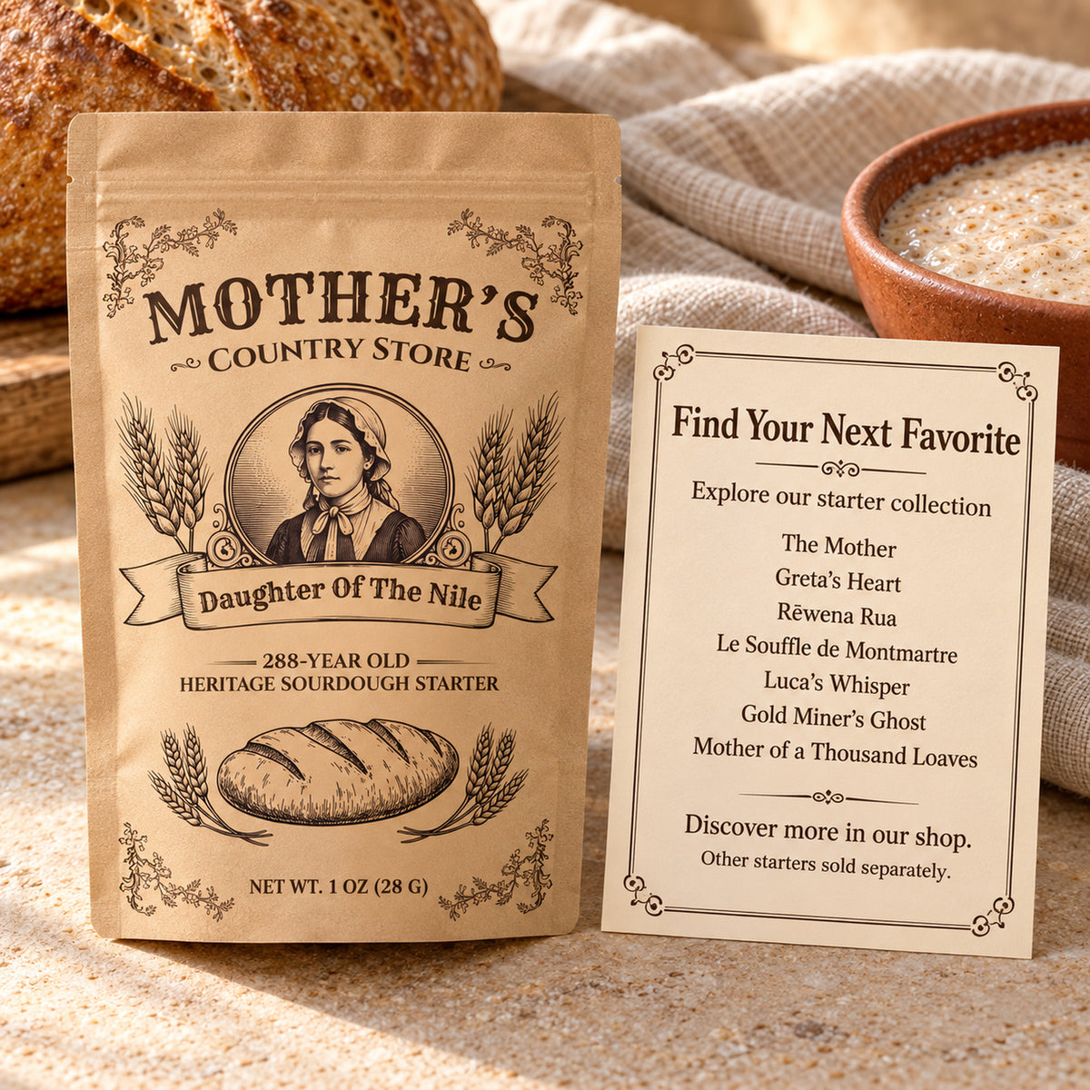 Daughter of the Nile — Egyptian Emmer Sourdough Starter